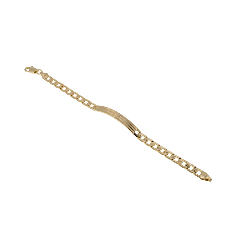 PULSERA CHAPA GOLDEN CHAIN