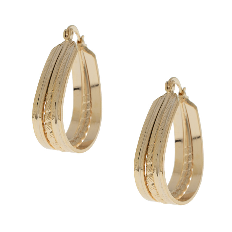 ARRACADA CHAPA GOLDEN CASTING