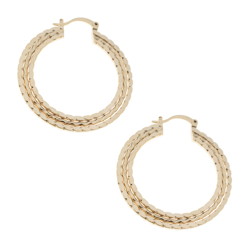 ARRACADA CHAPA GOLDEN CASTING