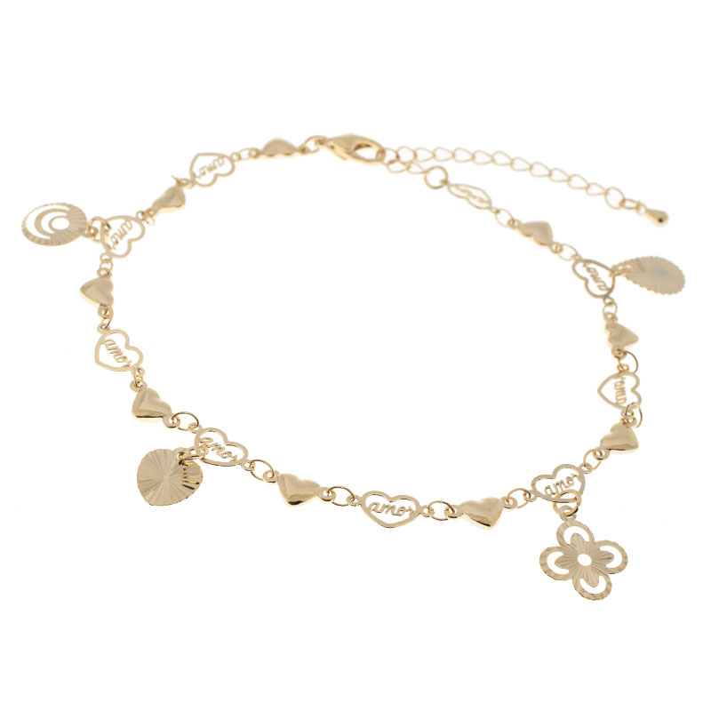 PULSERA CHAPA GOLDEN CASTING