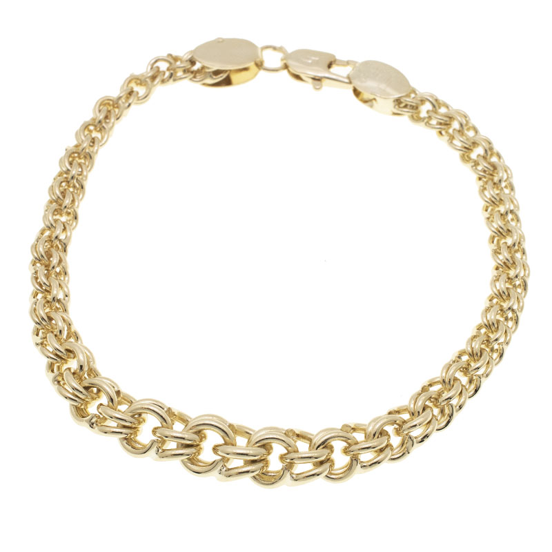 PULSERA CHAPA GOLDEN CASTING