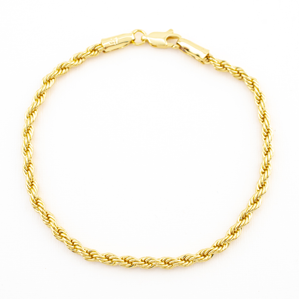 PULSERA CHAPA GOLDEN CASTING