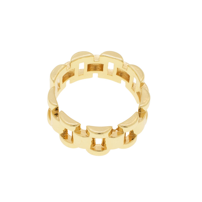 ANILLO  CHAPA GOLDEN CASTING