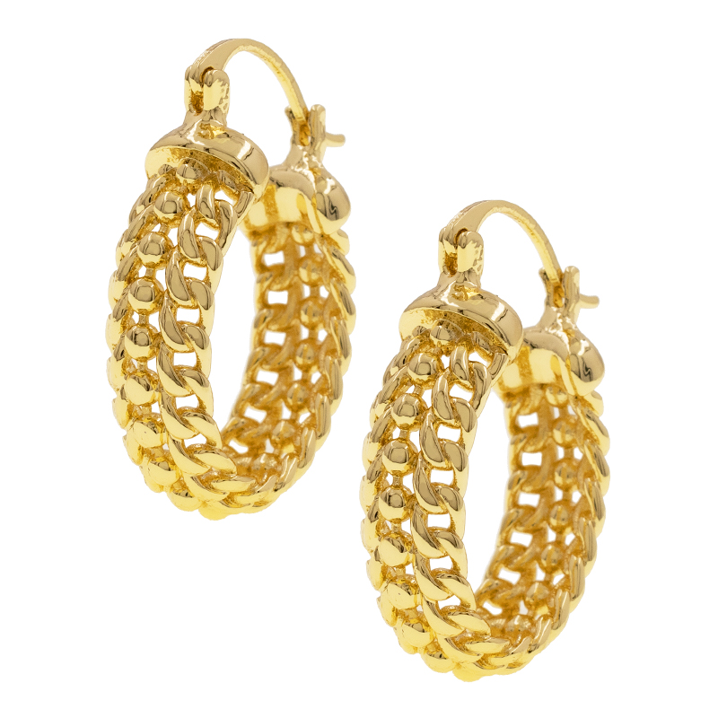ARRACADA CHAPA GOLDEN CASTING