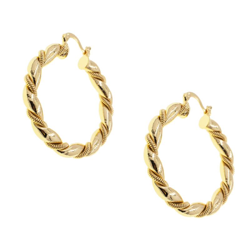 ARRACADA CHAPA GOLDEN CASTING