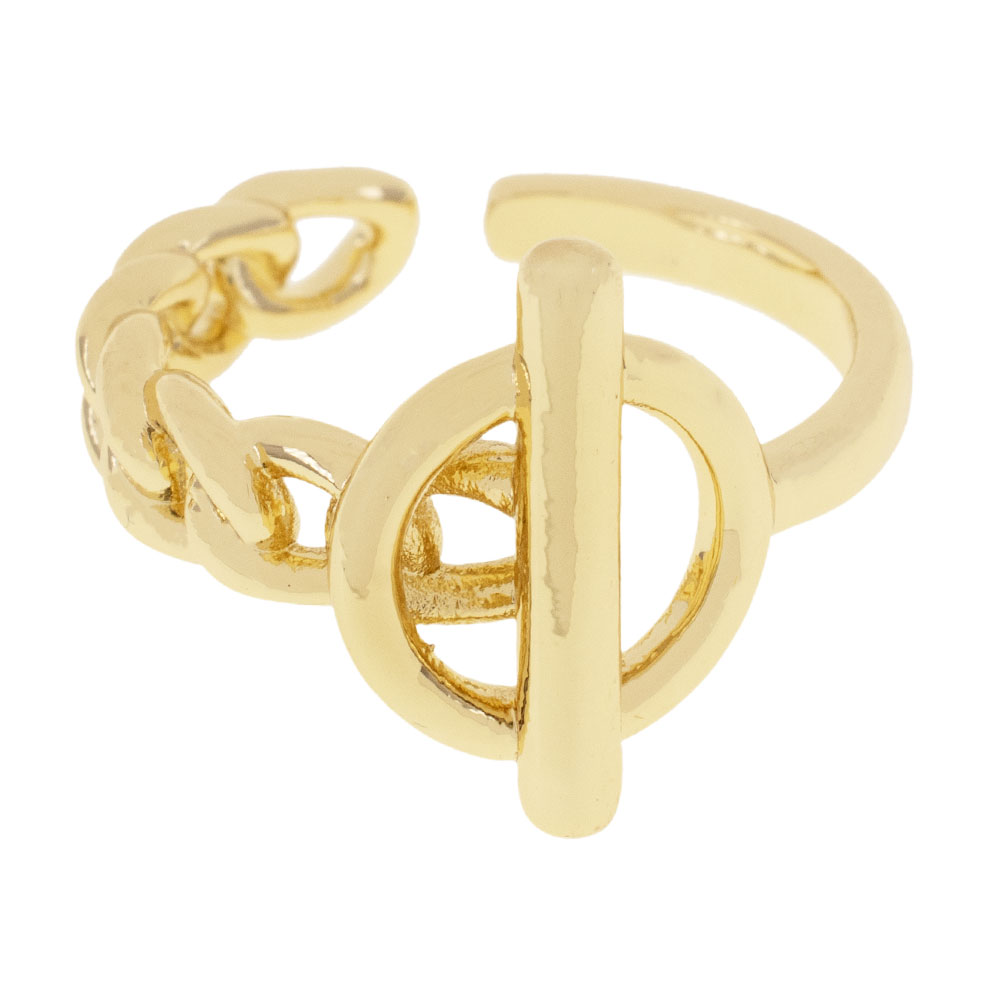 ANILLO  CHAPA GOLDEN CASTING