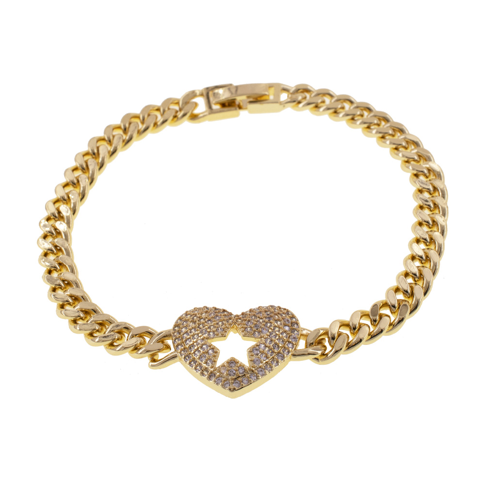PULSERA CHAPA CRYSTIME