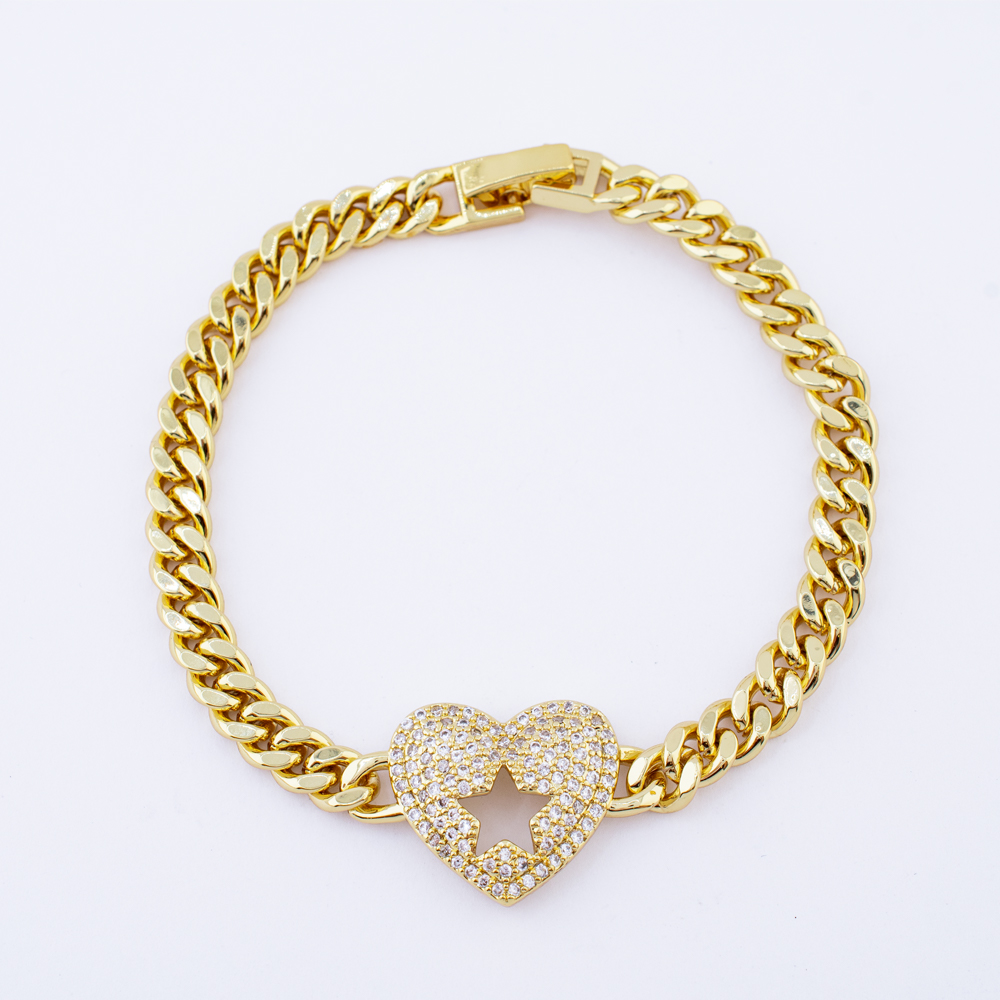 PULSERA CHAPA CRYSTIME