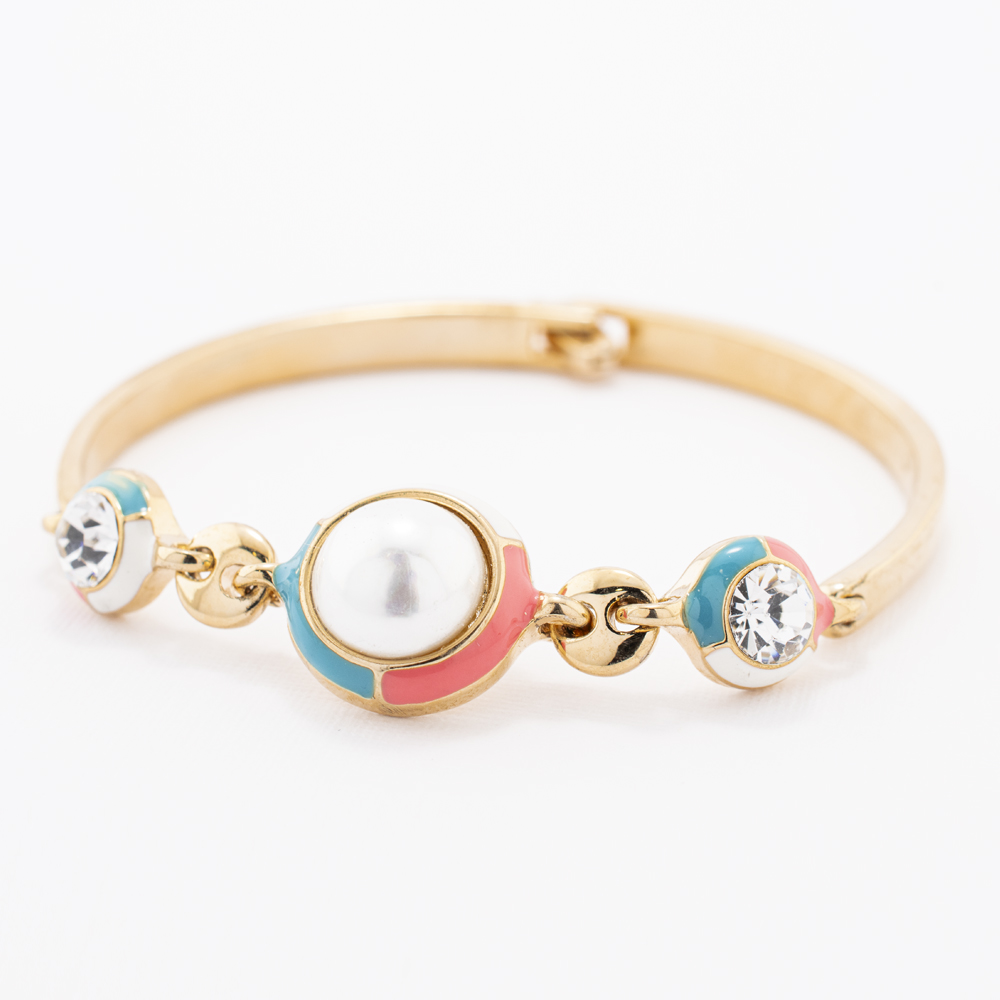 PULSERA CHAPA PEARLTIME