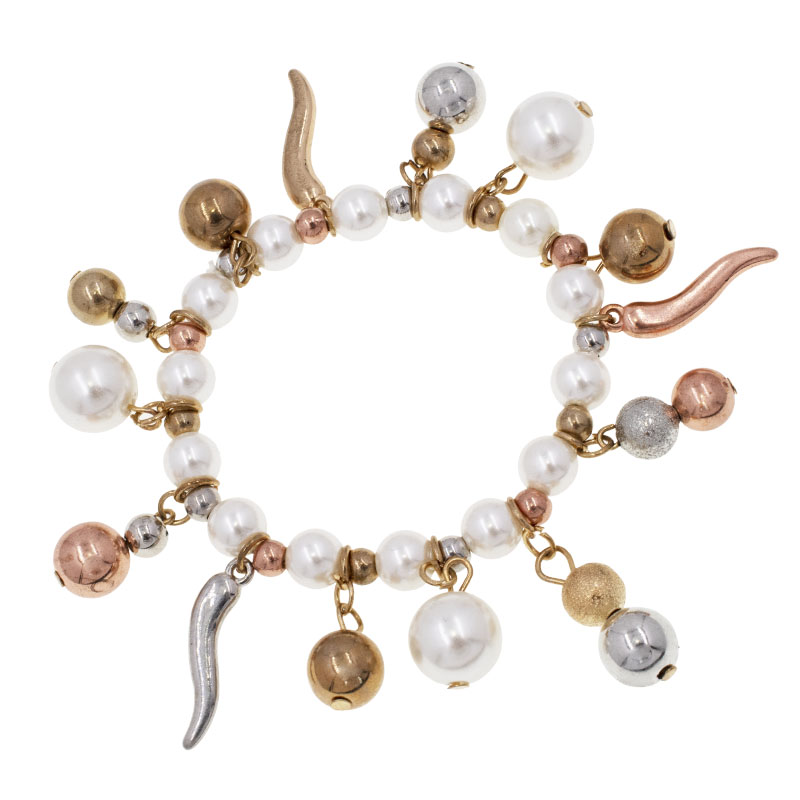 PULSERA CHAPA PEARLTIME