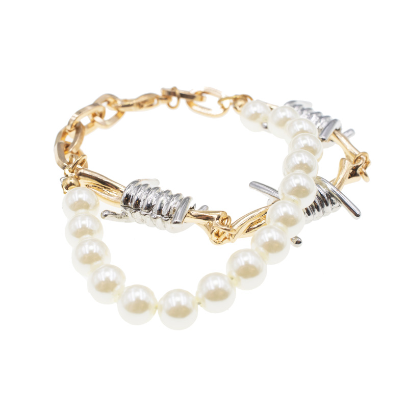 PULSERA CHAPA PEARLTIME