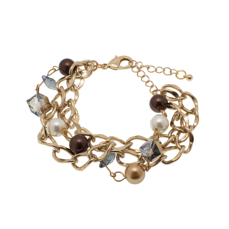 PULSERA CHAPA PEARLTIME