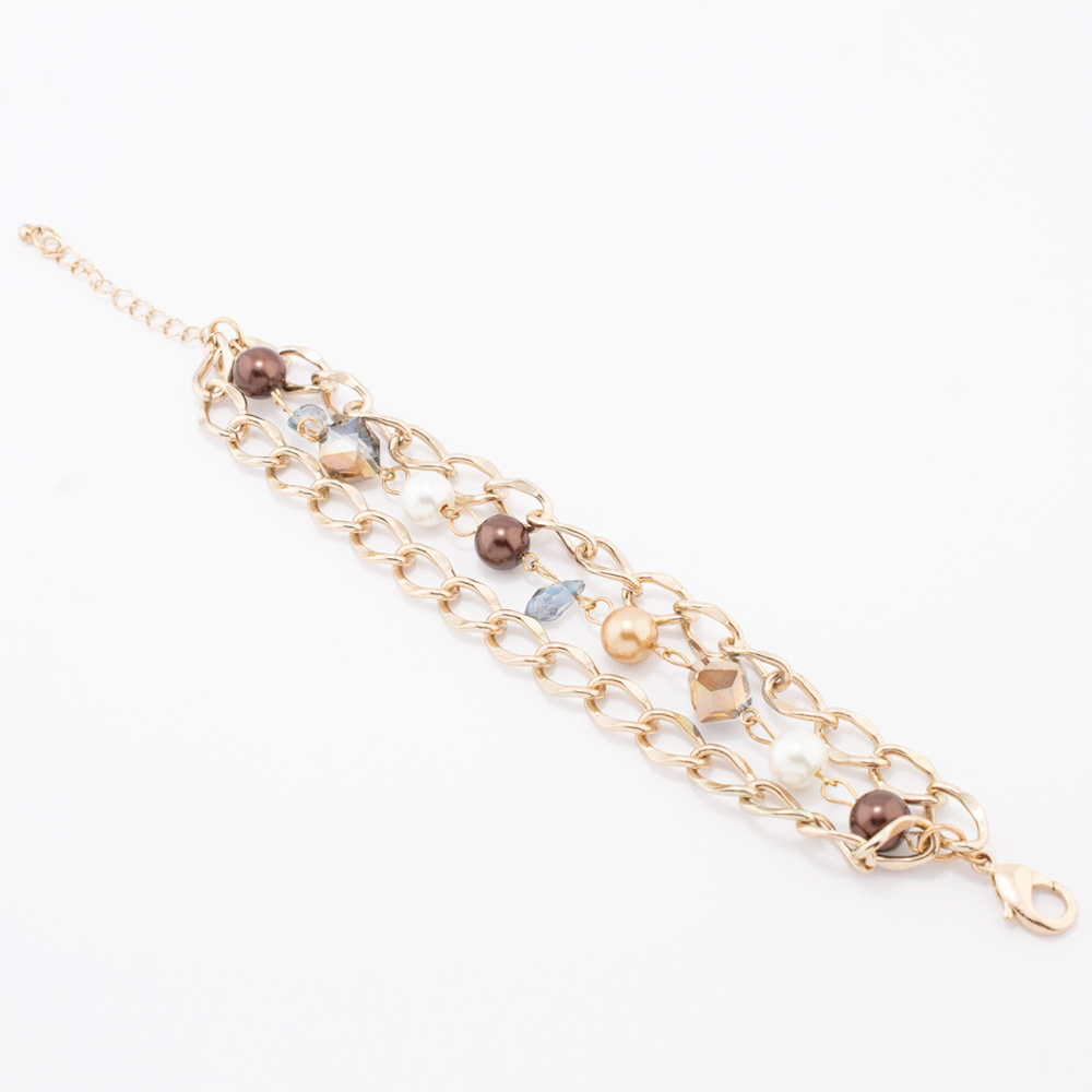 PULSERA CHAPA PEARLTIME