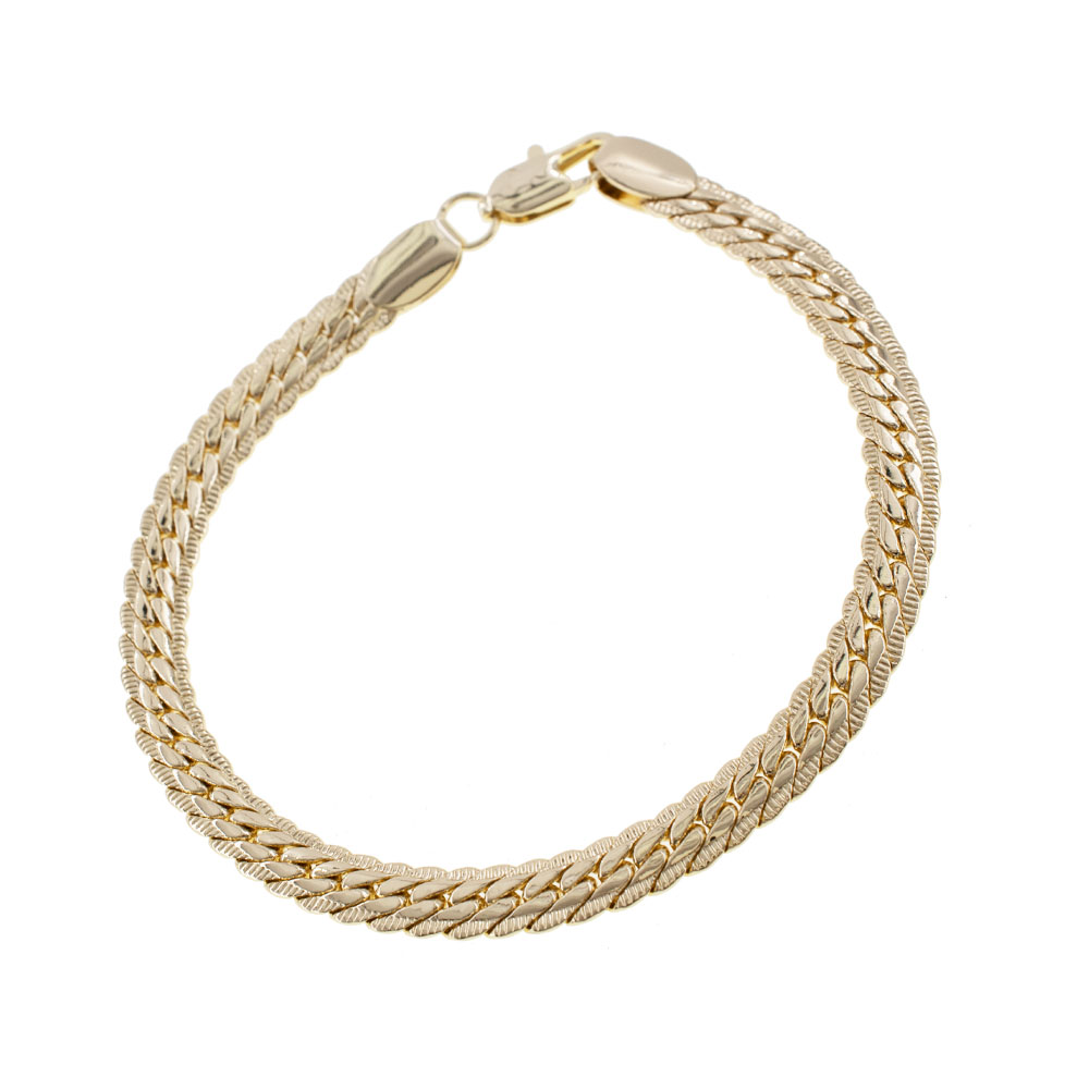 PULSERA CHAPA GOLDEN CASTING