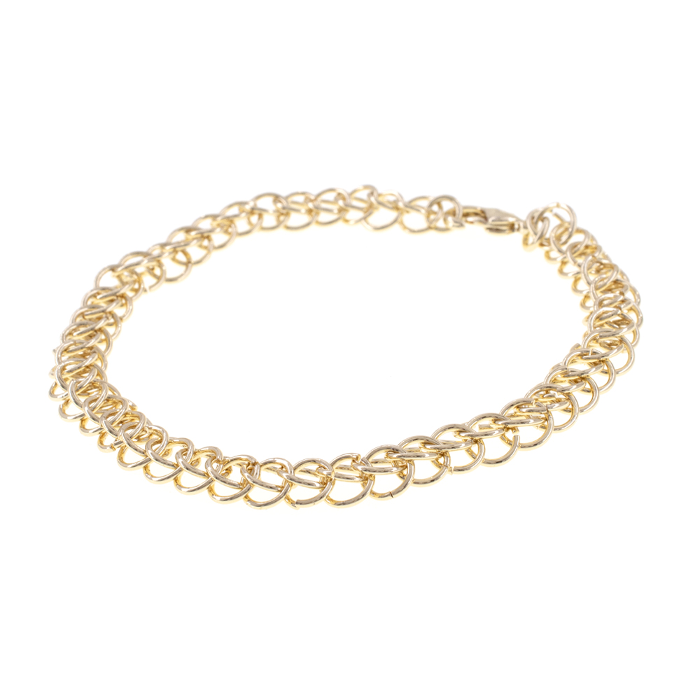 PULSERA CHAPA GOLDEN CASTING