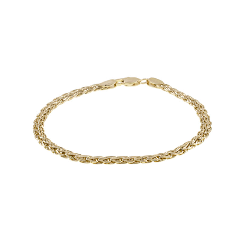 PULSERA CHAPA GOLDEN CASTING