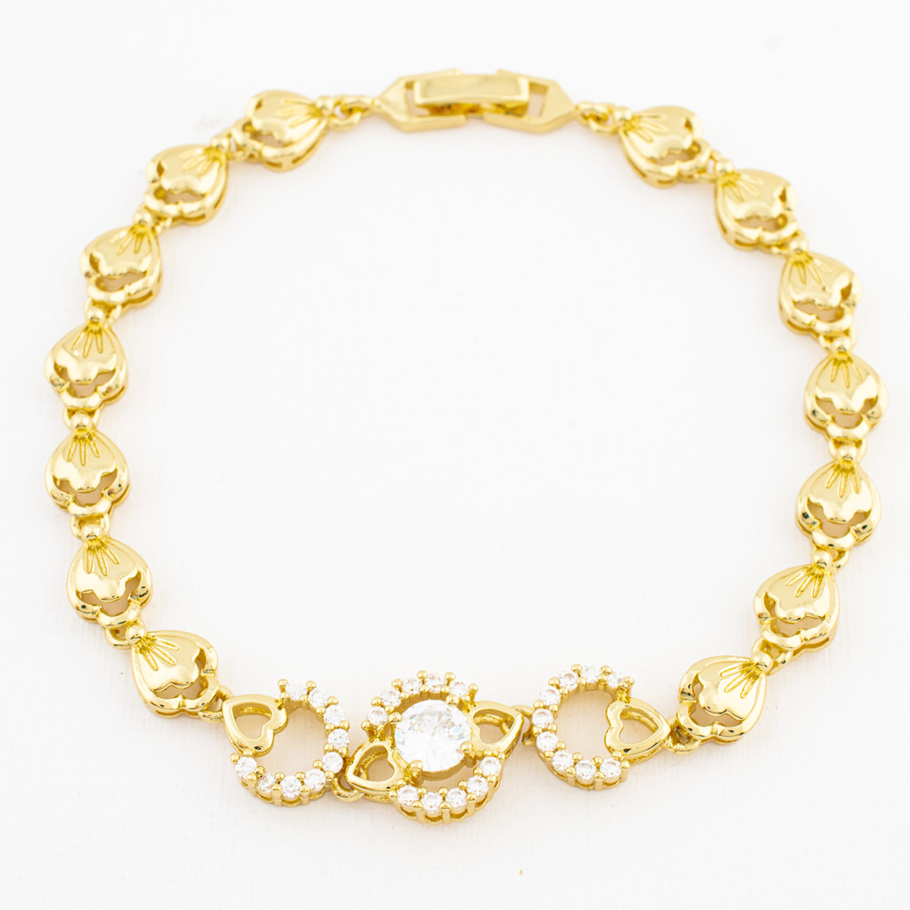 PULSERA CHAPA CRYSTIME