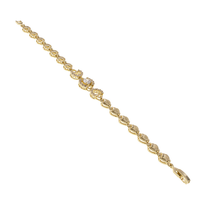 PULSERA CHAPA CRYSTIME
