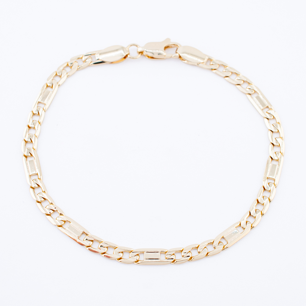 PULSERA CHAPA GOLDEN CASTING