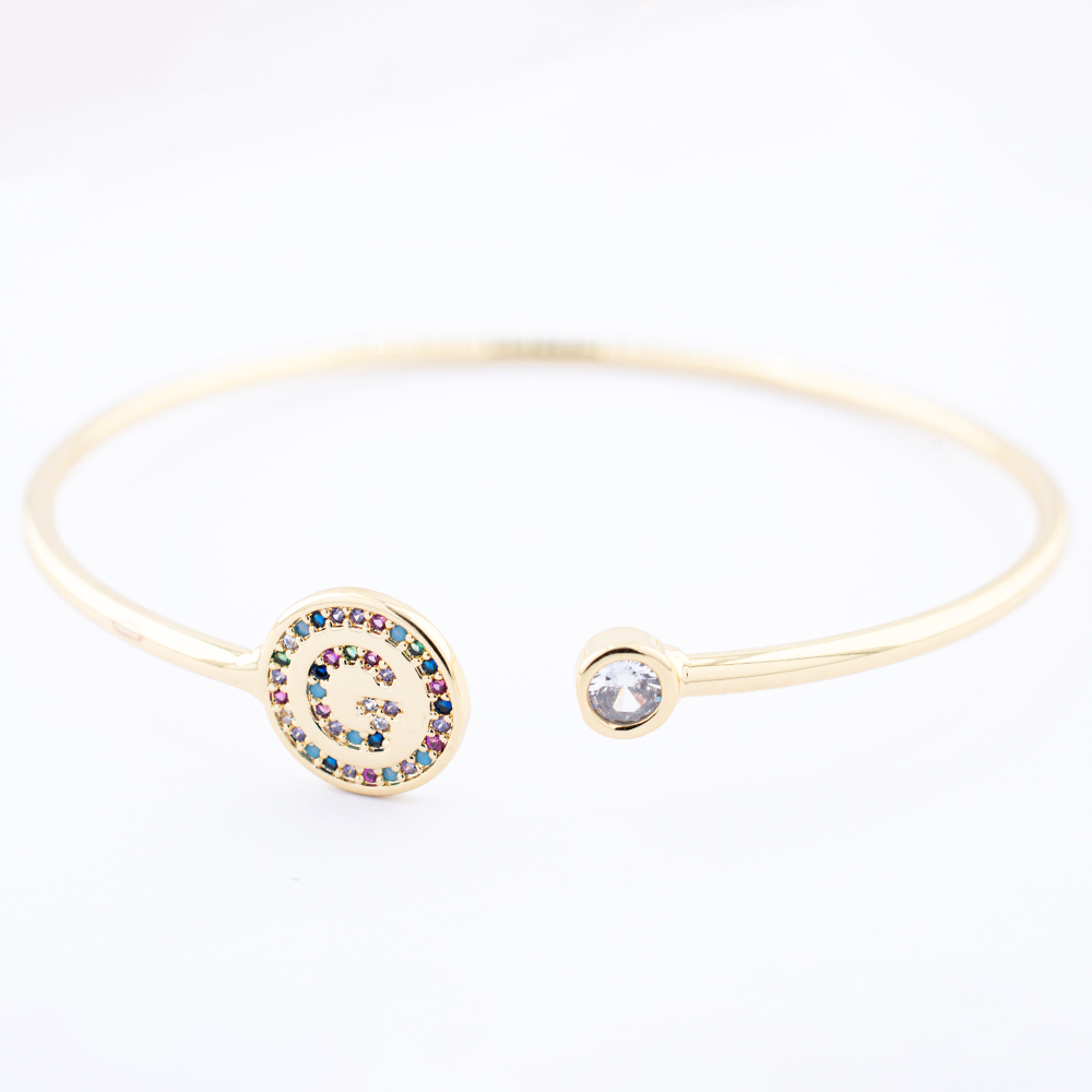 BRAZALETE CHAPA GOLDEN RAINBOW