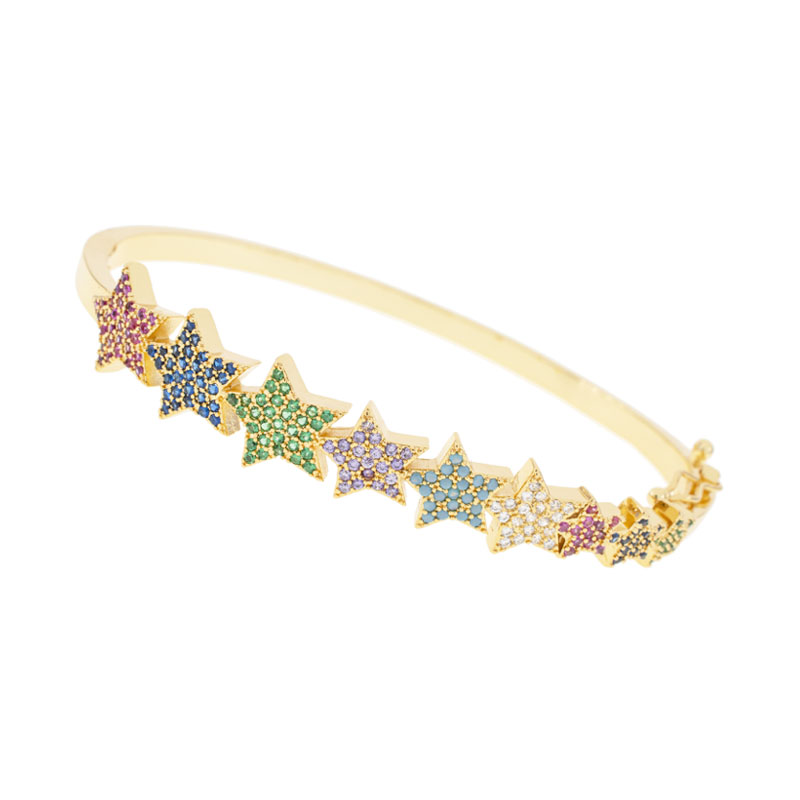 BRAZALETE CHAPA GOLDEN RAINBOW