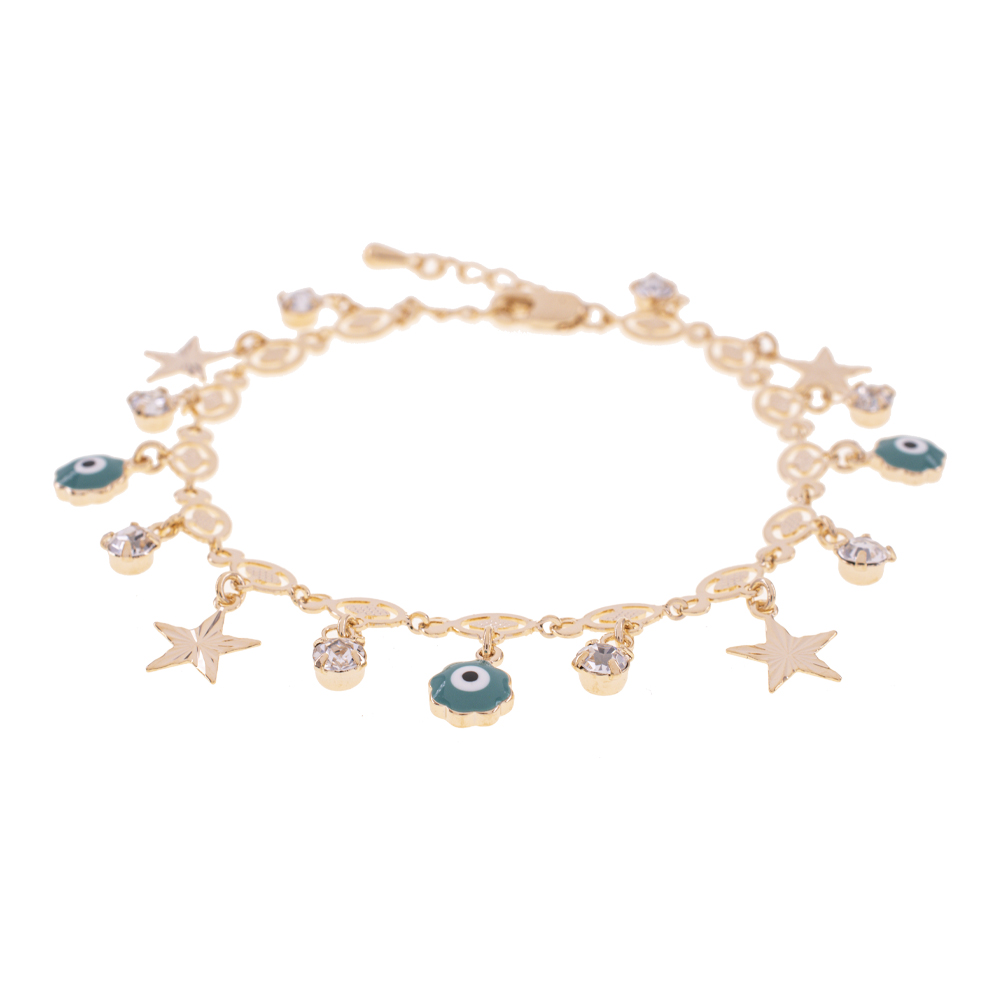 PULSERA CHAPA GOLDEN COLORS