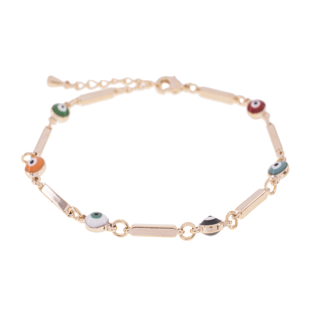 PULSERA CHAPA GOLDEN COLORS