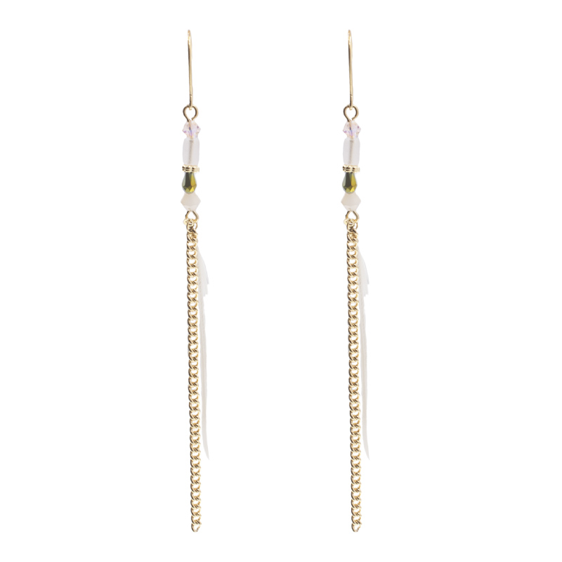 ARETE LARGO CHAPA GOLDEN COLORS