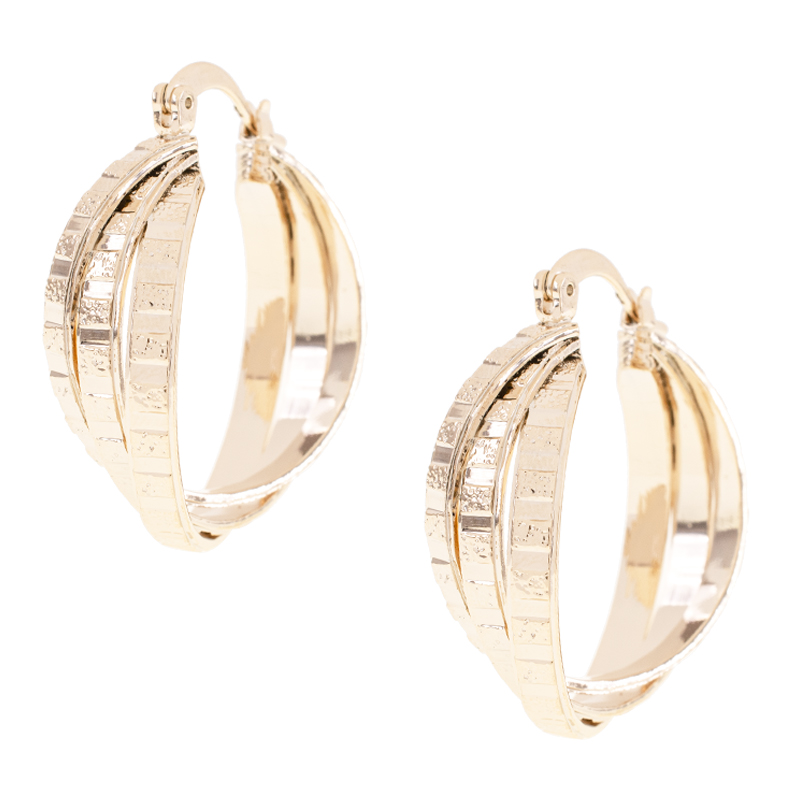 ARRACADA CHAPA GOLDEN CASTING