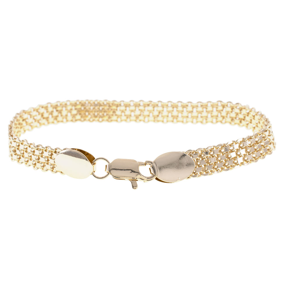 PULSERA CHAPA GOLDEN CASTING