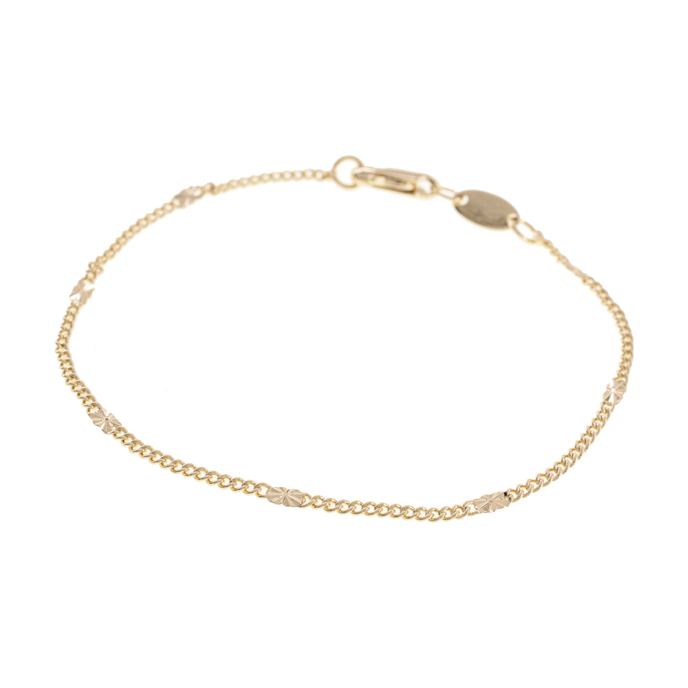PULSERA CHAPA GOLDEN CASTING