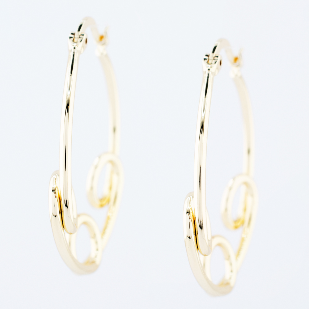 ARRACADA CHAPA GOLDEN CASTING