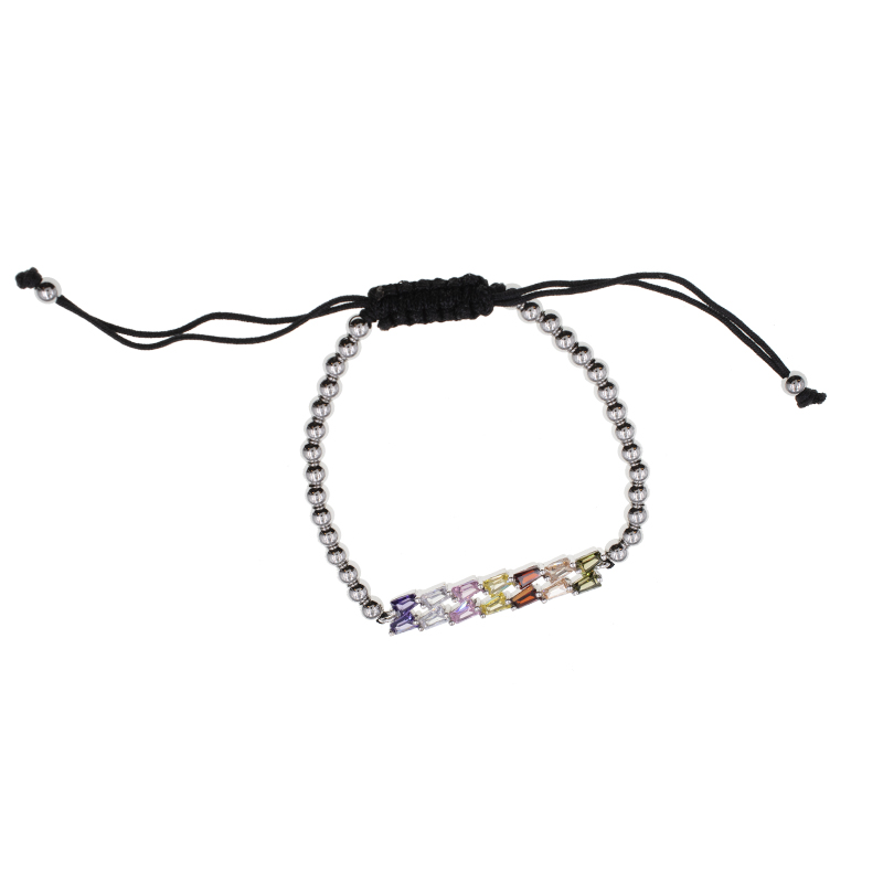 PULSERA RODIO SILVER RAINBOW