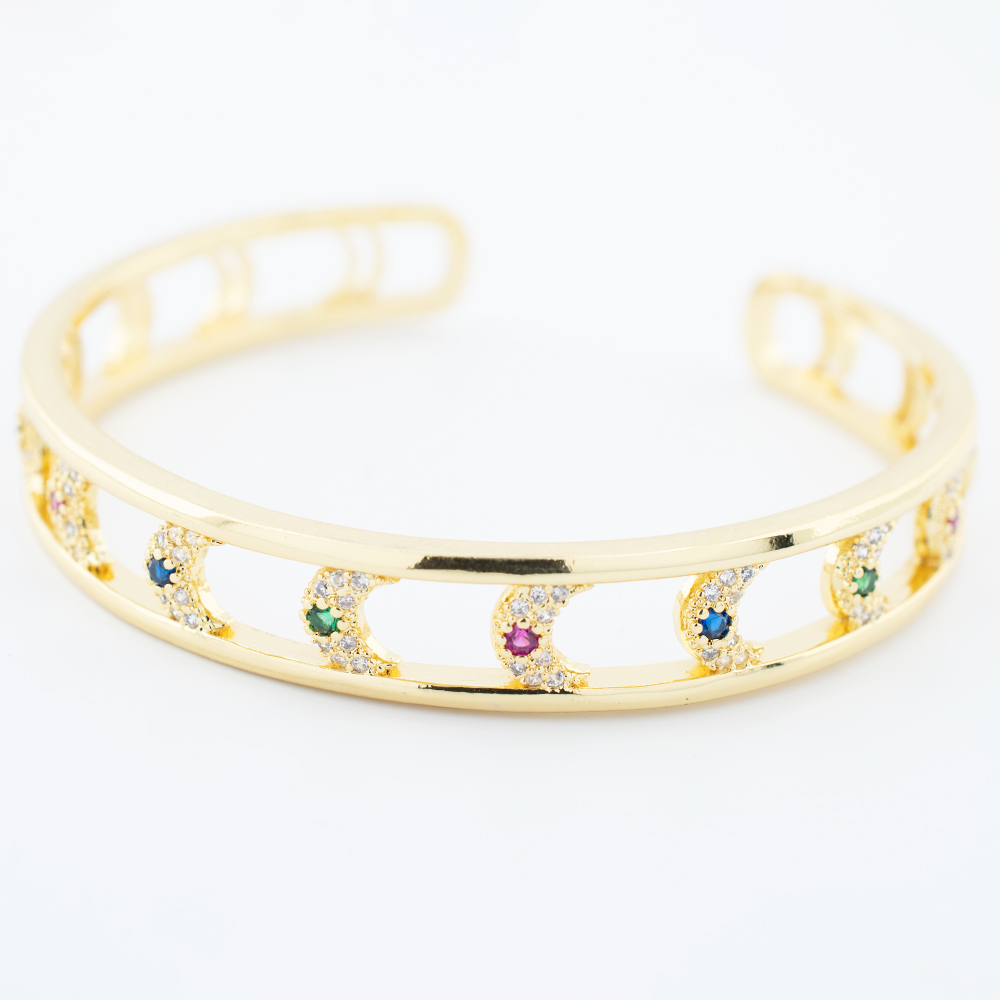 BRAZALETE CHAPA CRYSTIME