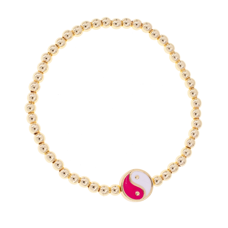 PULSERA CHAPA GOLDEN COLORS