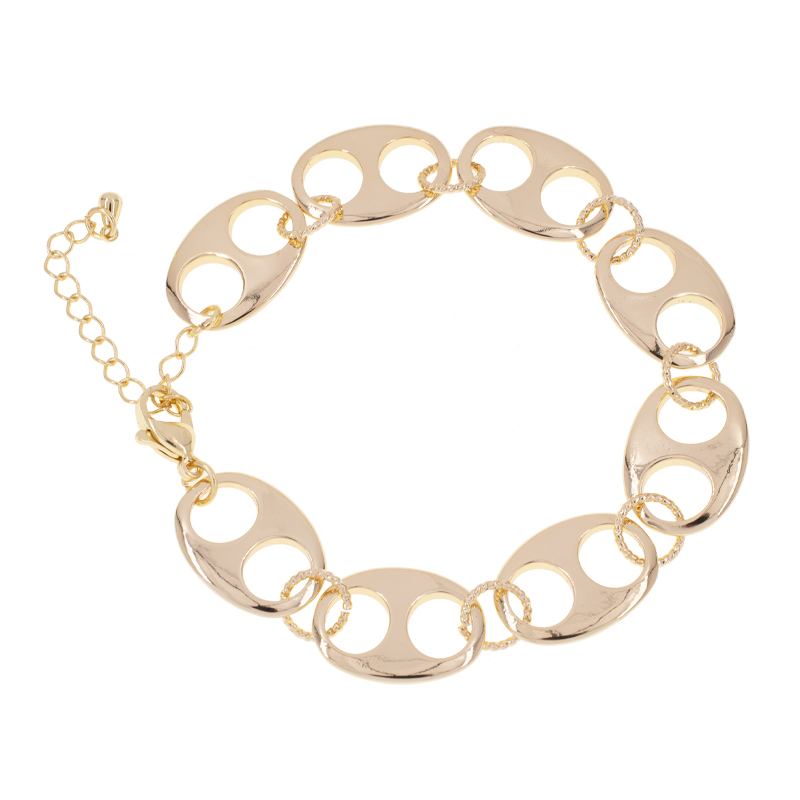 PULSERA CHAPA GOLDEN CASTING