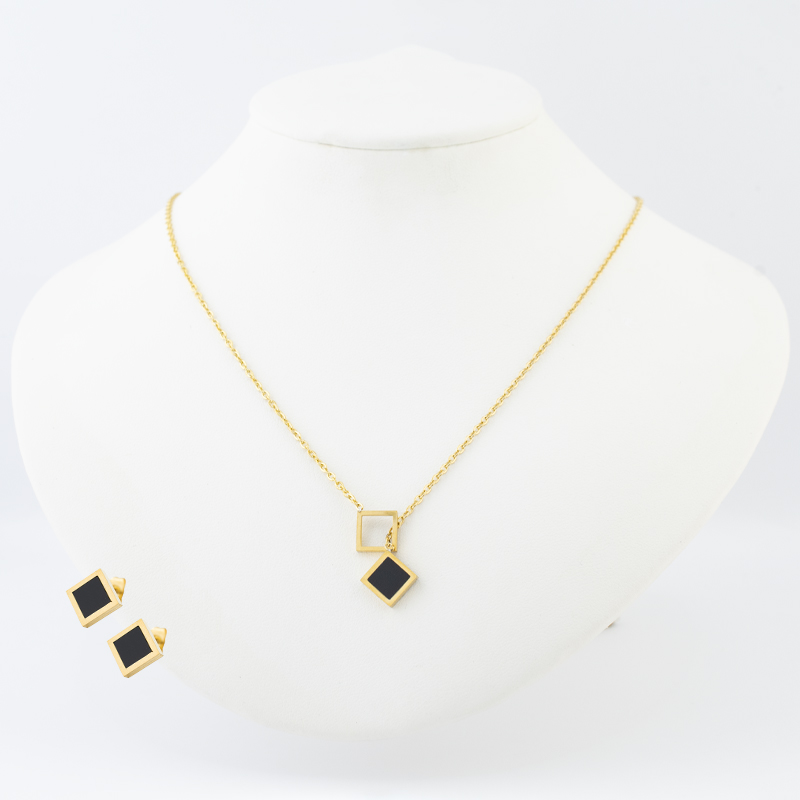 SET ACERO INOXIDABLE GOLDEN STEEL