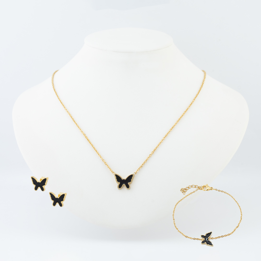 SET ACERO INOXIDABLE GOLDEN STEEL