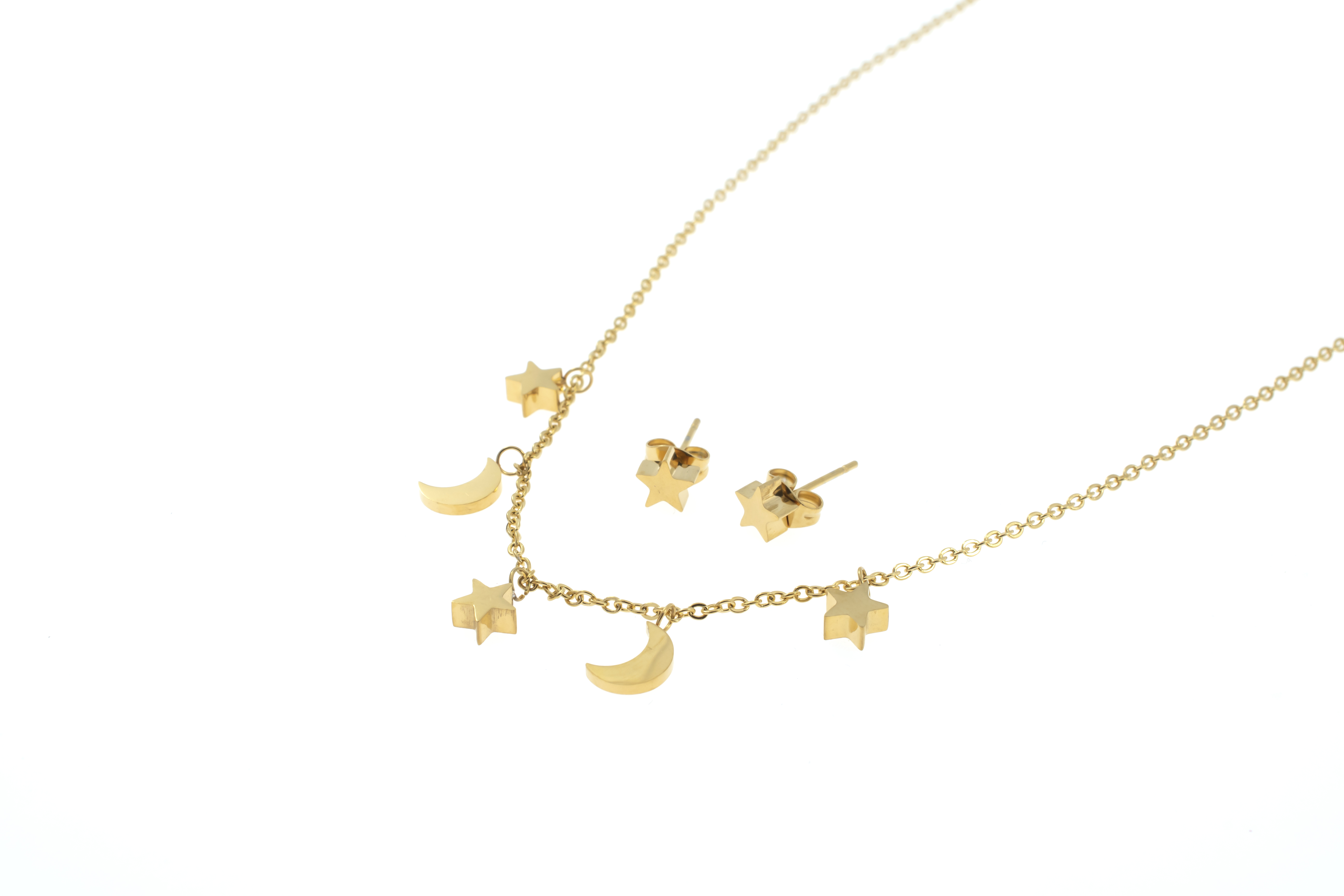 SET ACERO INOXIDABLE GOLDEN STEEL