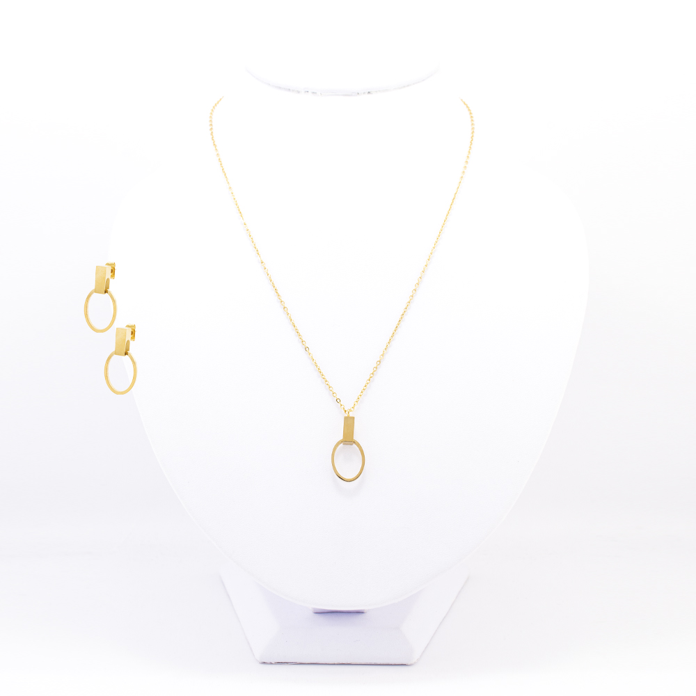 SET ACERO INOXIDABLE GOLDEN STEEL