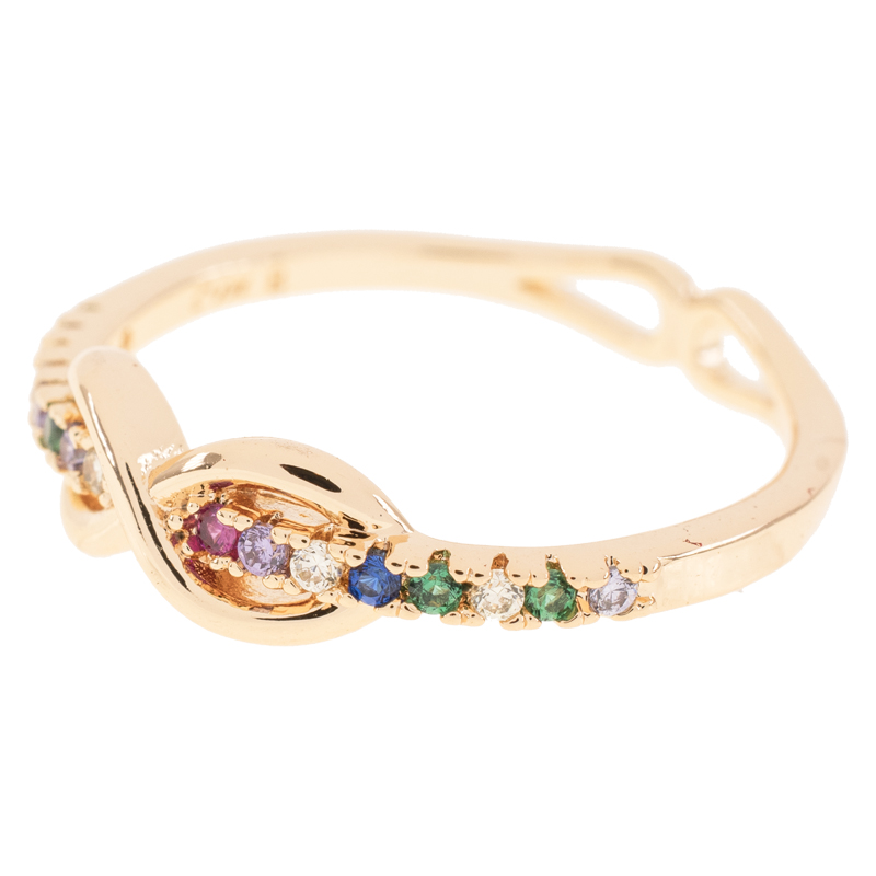 ANILLO  CHAPA GOLDEN RAINBOW