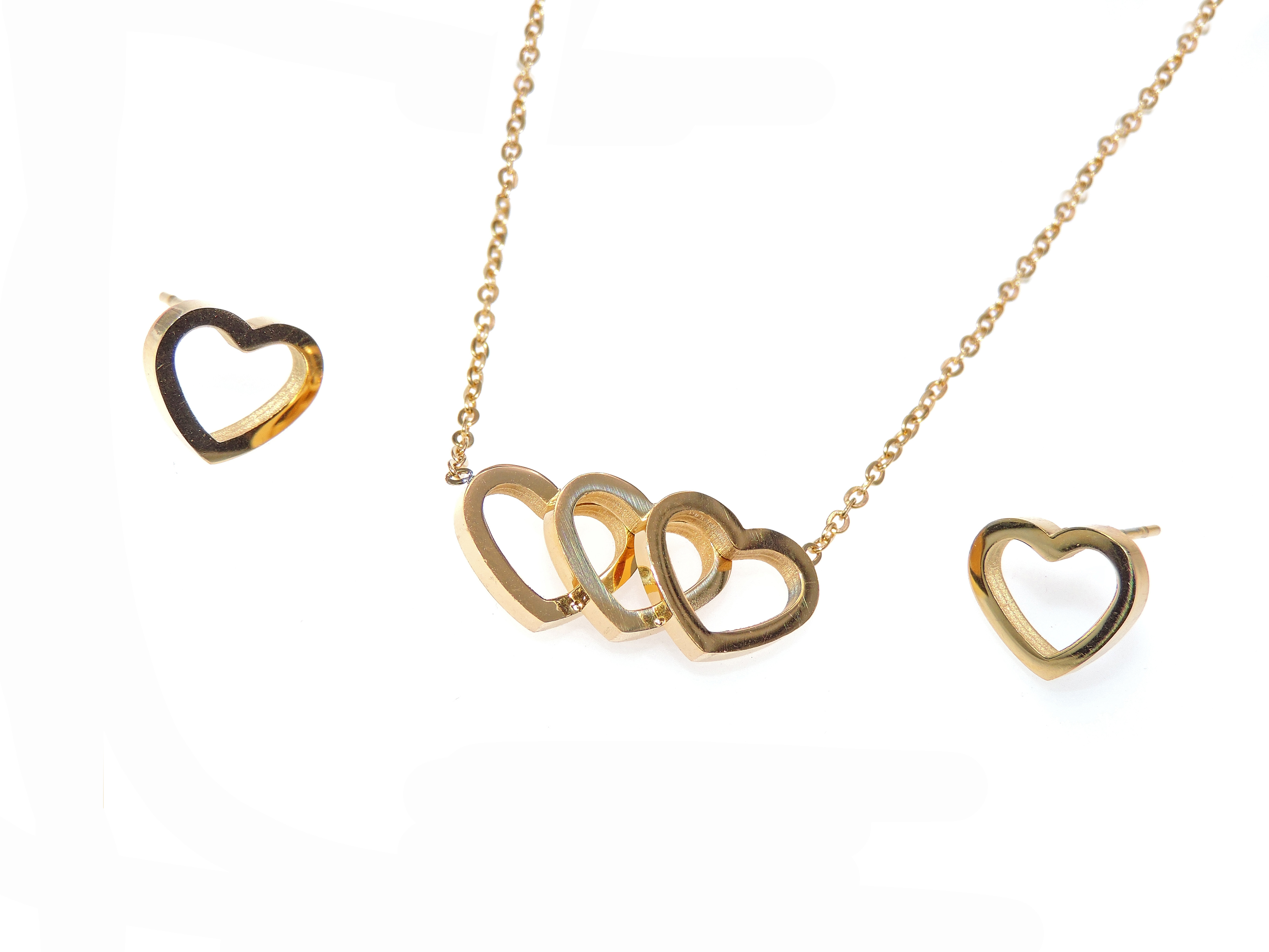 SET ACERO INOXIDABLE GOLDEN STEEL