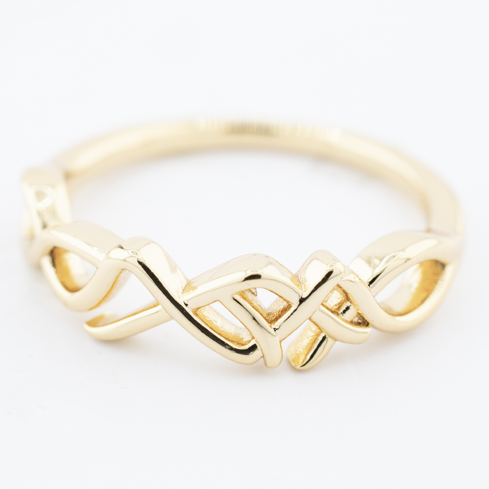 ANILLO  CHAPA GOLDEN CASTING
