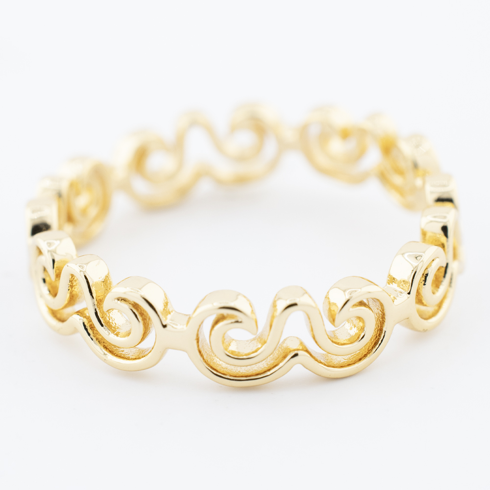 ANILLO  CHAPA GOLDEN CASTING