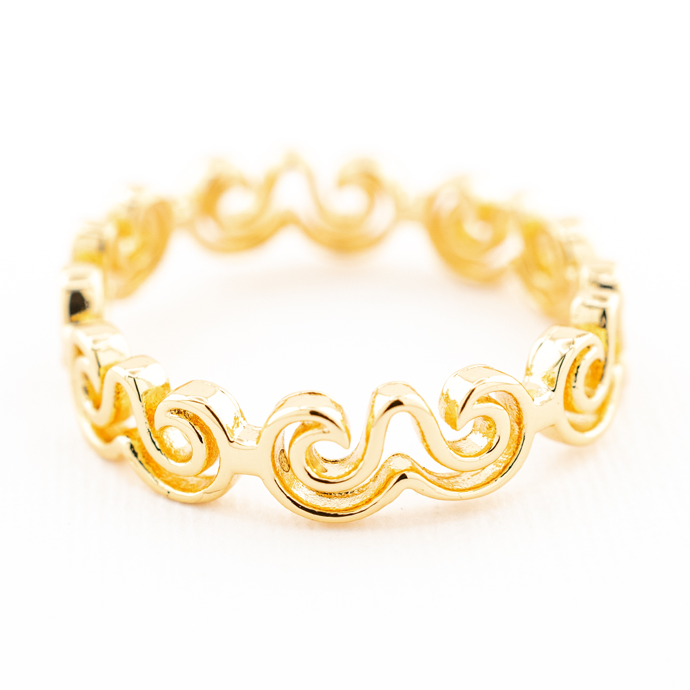 ANILLO  CHAPA GOLDEN CASTING