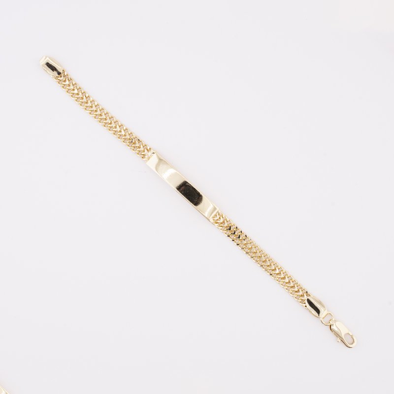 PULSERA CHAPA GOLDEN CASTING