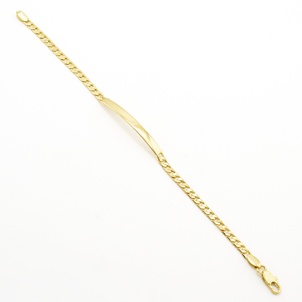 PULSERA CHAPA GOLDEN CASTING