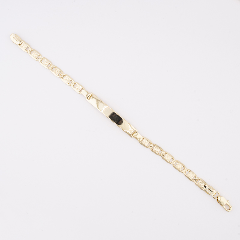 PULSERA CHAPA GOLDEN CASTING