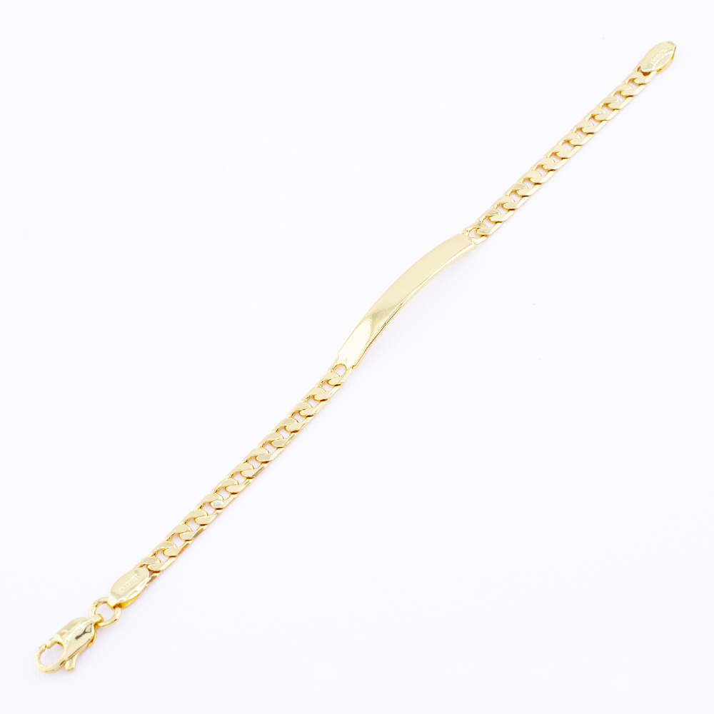 PULSERA CHAPA GOLDEN CASTING