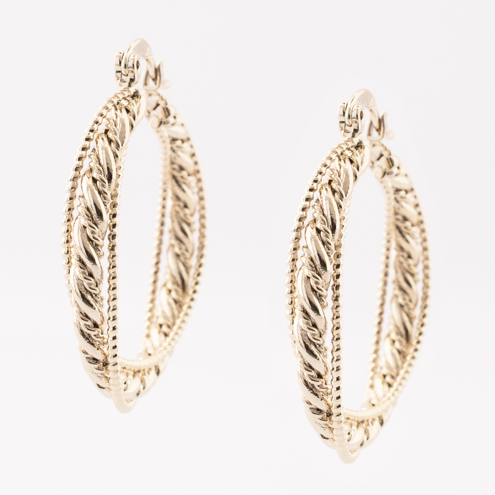 ARRACADA CHAPA GOLDEN CASTING
